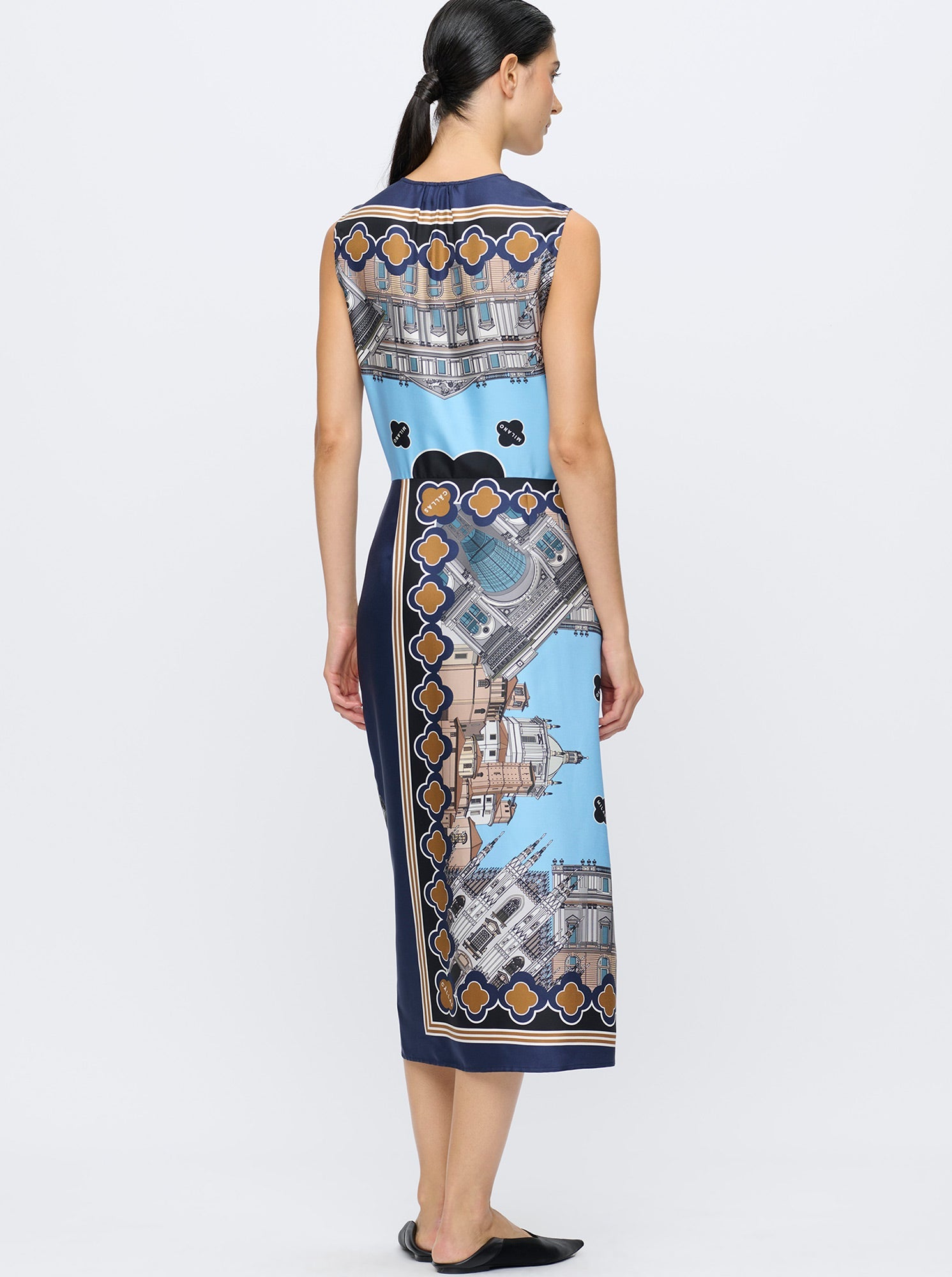 AGNES Wrap dress Navy/Mare